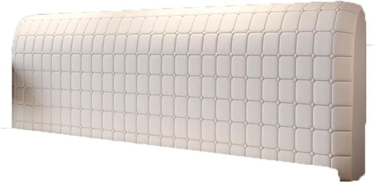 Elastische Stretch-Bezuge fur Bettkopfe bis 220cm Breite, staubdichte Schutzhulle passend fur Einzel- und Boxspringdoppelbetten