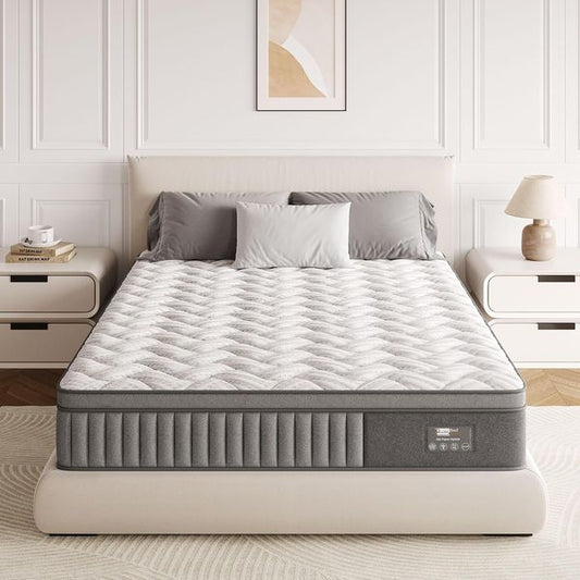 26cm hohe orthopadische Taschenfederkernmatratze Harte H4 mit hochdichtem Memoryschaum, ruckenfreundliche Unterlage fur Erwachsene 90x200cm