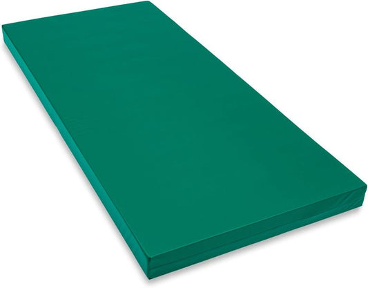 Gruner wasserdichter Matratzenschutzbezug aus europaischer Produktion, abwischbar atmungsaktiv, fur Matratzenhohe bis 17cm Grosse 90x200cm fur Pflegebereiche